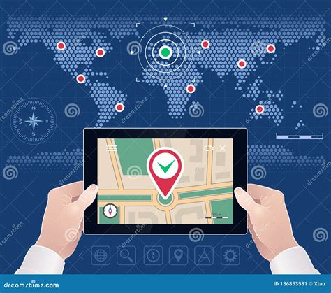 finding location on map