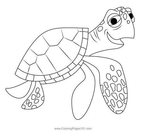 Finding Nemo Coloring Pages Crush