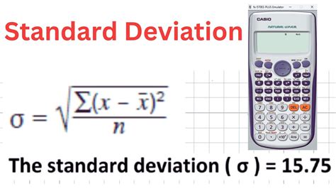 Finding Standard Deviation On A Casio Calculator