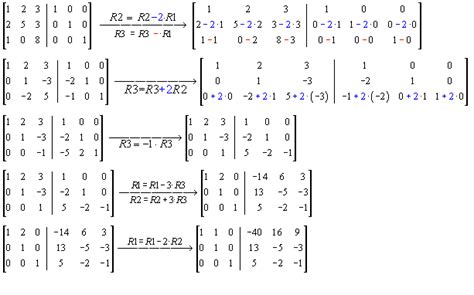 finding the inverse of a 3x3 matrix using gaussian elimination