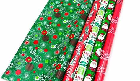 Buy Pack of 6 Gift Wrapping Paper Rolls - 6 Different Designs and