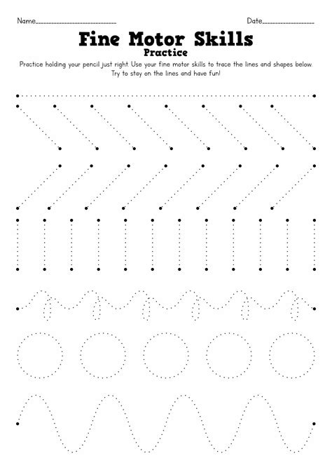 Fine Motor Skills Tracing Lines Activities for Occupational Therapy