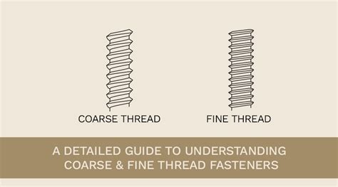 Fine Thread Vs Coarse Thread Torque
