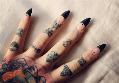 Hand Tattoos for Women Fingers Nail Art Designs Finger nail art, Hand