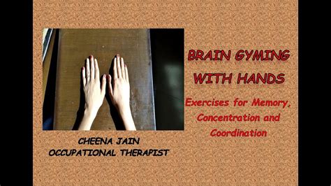 finger exercises to improve memory