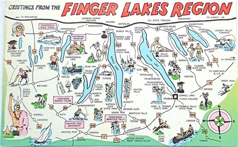 finger lakes attractions map