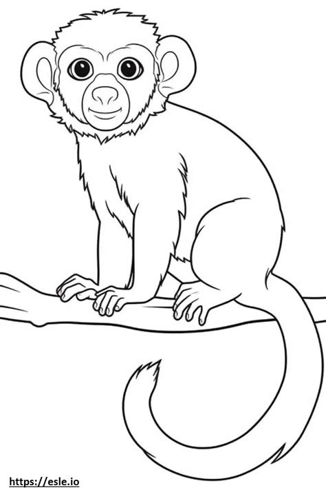 finger monkey coloring pages printable template