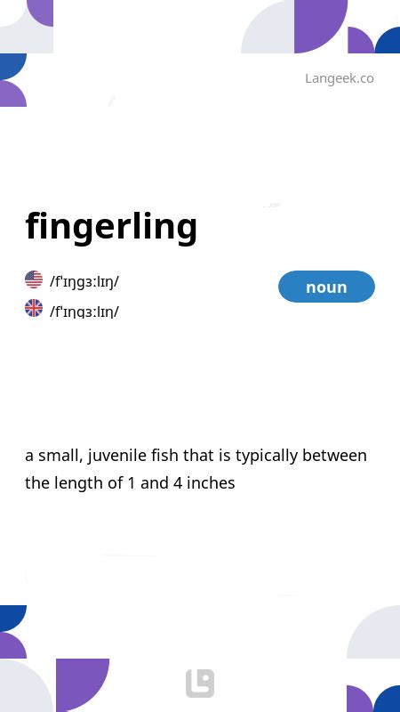 Fingerling Urban Dictionary