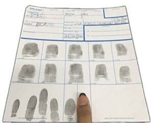 fingerprint card printing near me cost