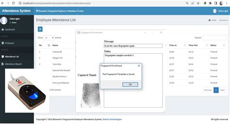 Fingerprint Database Mysql