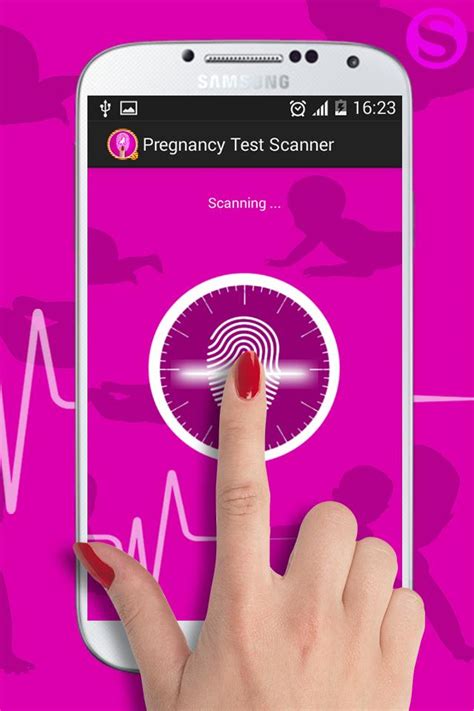 fingerprint pregnancy test scanner app