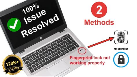 fingerprint reader on hp laptop not working