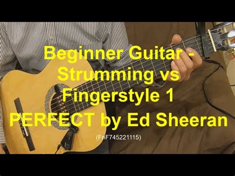Fingerstyle Vs Strumming