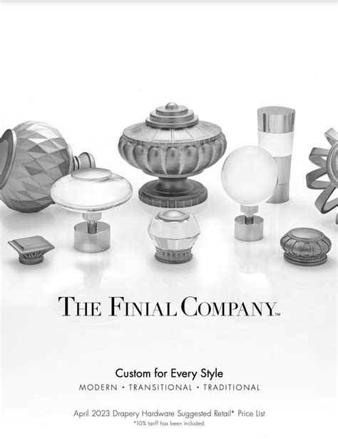 finial company