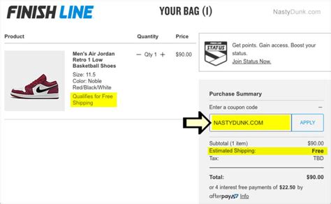 finish line coupons online