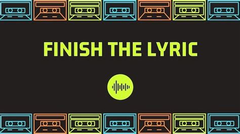 finish the lyric website