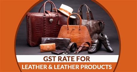 finished leather gst rate