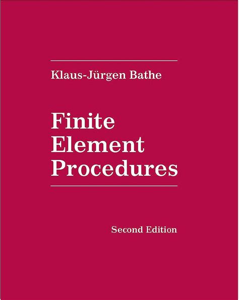 finite element procedures bathe 3rd edition