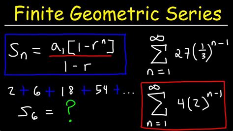 finite geometric series sum
