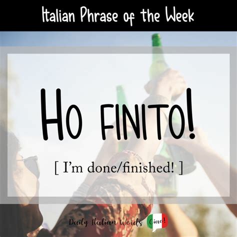 finito in italian