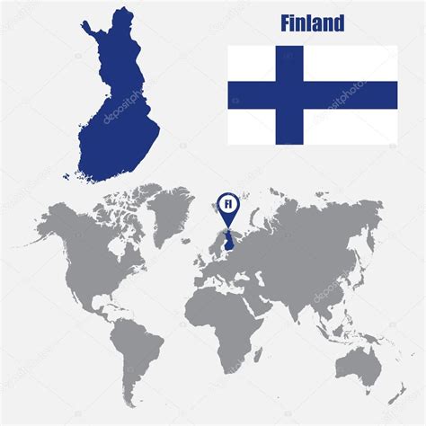 finlandia en mapa mundial
