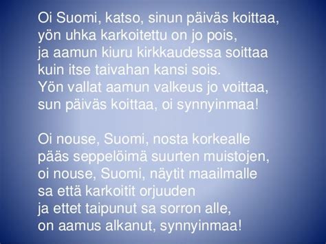 finlandia hymnin sanoittaja