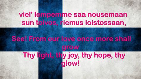 finlandia lyrics in english