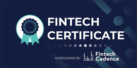 fintech certificate