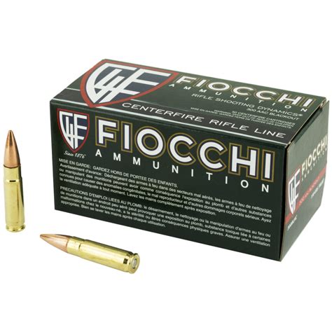 Fiocchi 300 AAC Blackout 150gr FMJ Ammunition 50rds - 300BLKC