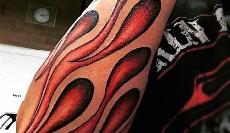 Fire Tattoo Sleeves Gallery | Fire tattoo, Flame tattoos, Forearm band