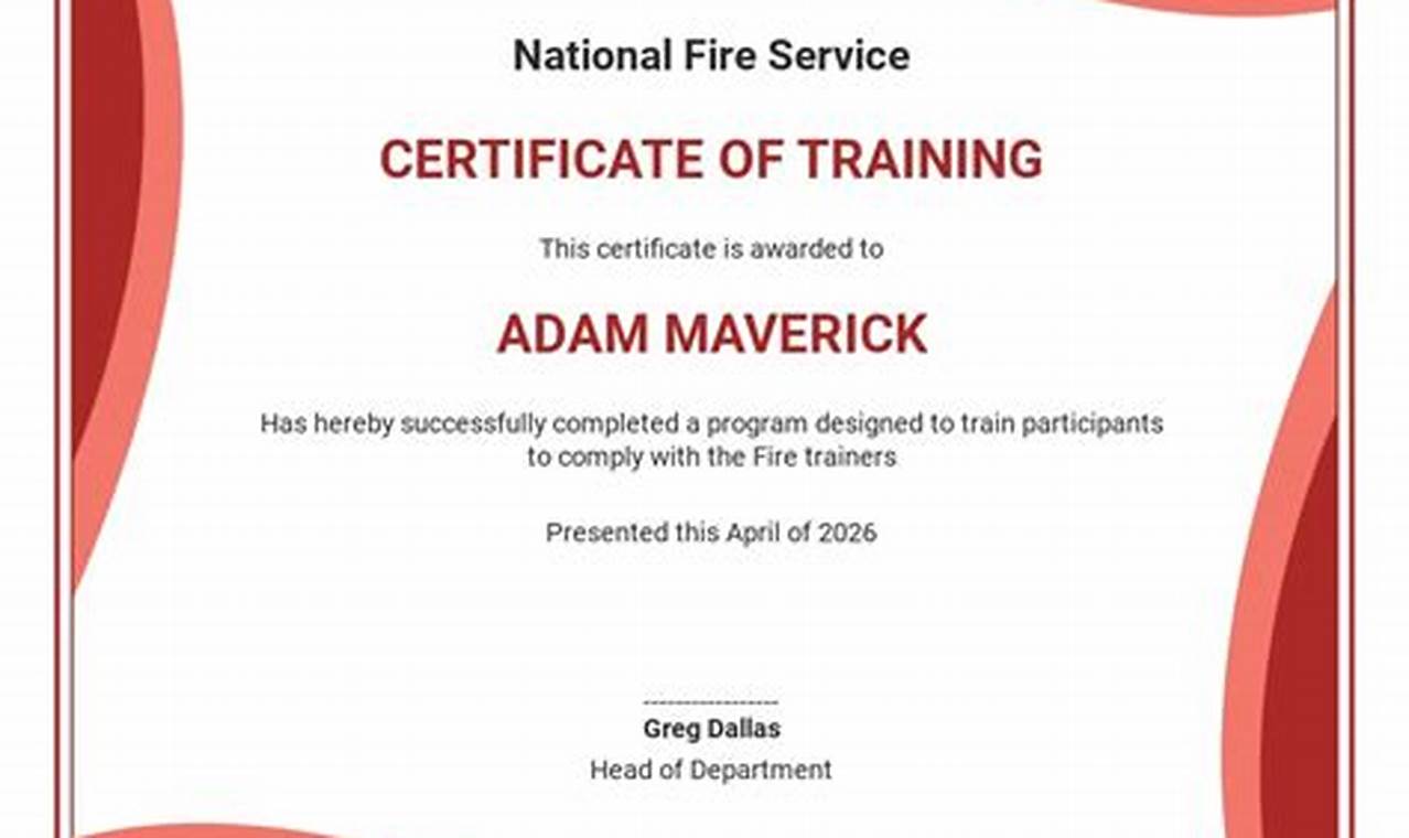 Unveiling the Secrets: A Transformative Guide to Fire Warden Certificate Templates