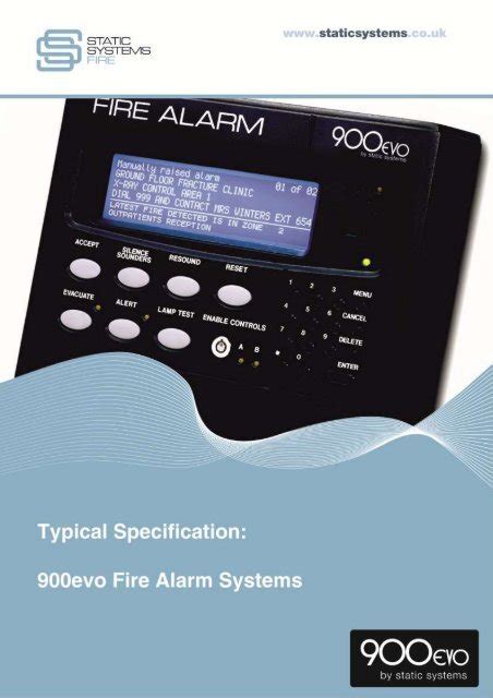 fire alarm system specification pdf
