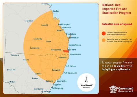 fire ant map qld