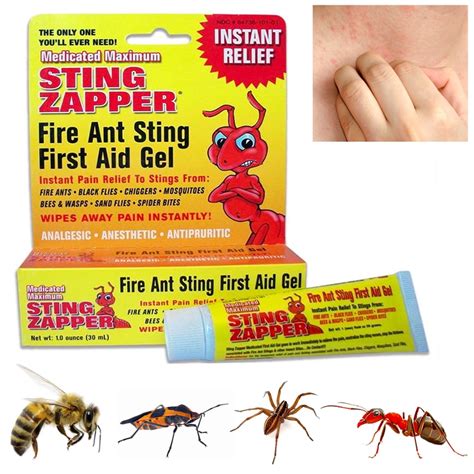 fire ants treatment stings