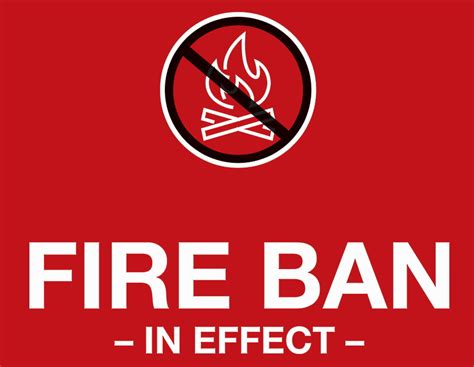 Fire Ban In Effect Text Structure