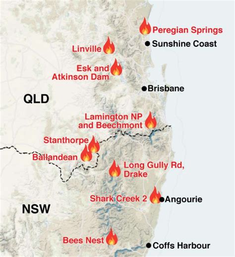 fire ban map qld