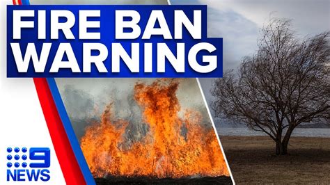 fire bans central qld