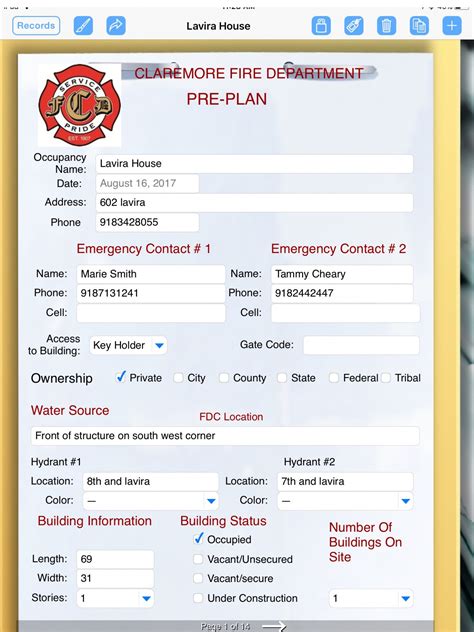 Fire Department Pre Plan Template Best Of Fire Department Pre Plan Tem