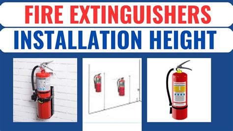 Fire Extinguisher Bracket Mounting Height