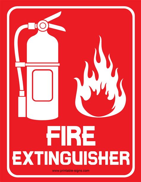 Fire Extinguishers Signs