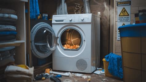 fire hazard dryer vent