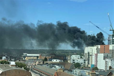 fire in reading town centre today
