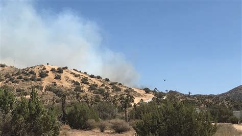 fire in yucca valley