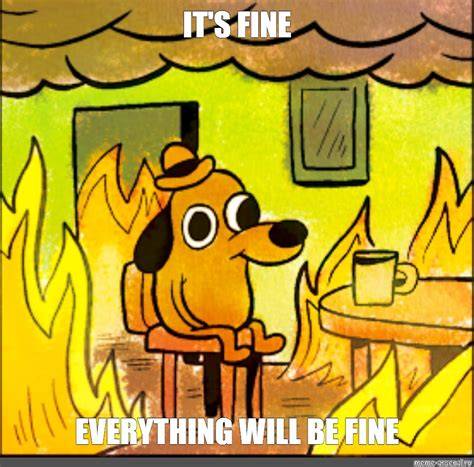 Dog in burning house Memes Imgflip
