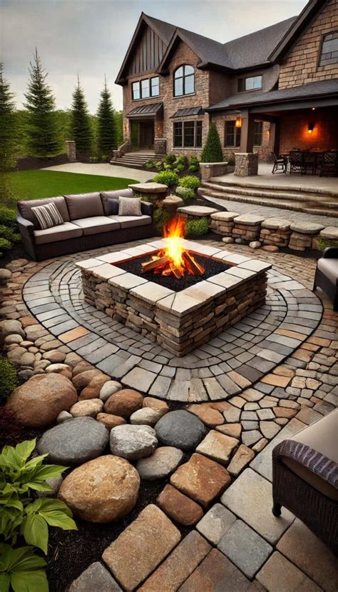 Fire Pit Area Square