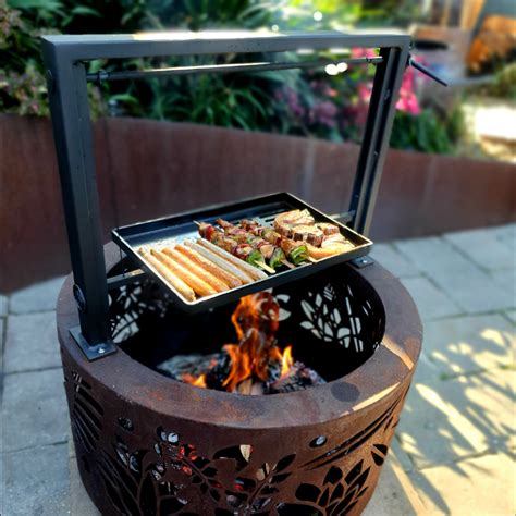 Fire Pit Grill Attachment