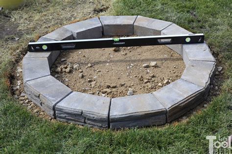 Fire Pit Leveling Pad