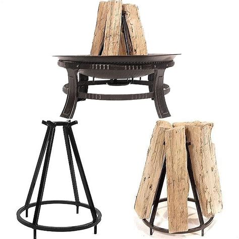 Fire Pit Log Stand