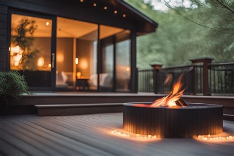 Fire Pit On Deck Safety