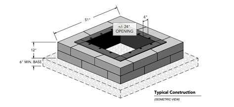 Fire Pit Plans Dimensions